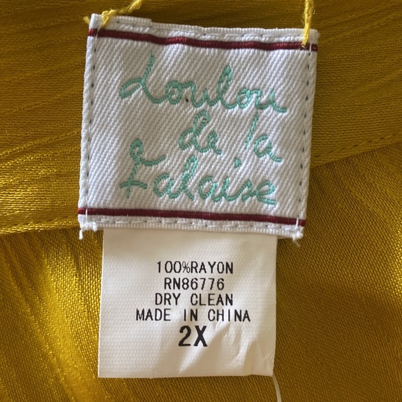 LOULOU DE LA FALAISE DESIGNER BELTED DRESS 2X NEW LAGENLOOK - Picture 4 of 12